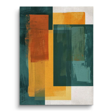 Modern geometrisch abstrakt - Leinwandbild