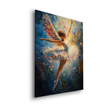 Graceful ballerina danse - tableau Dibond mat