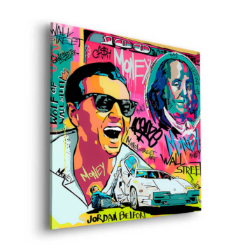 Jordan Belfort Inspired Street Hustle Dibond Matt Art