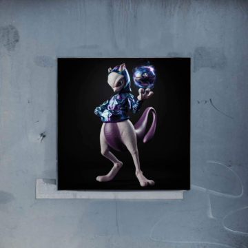 Cyber Trainer inspiriert von Mewtwo - Poster