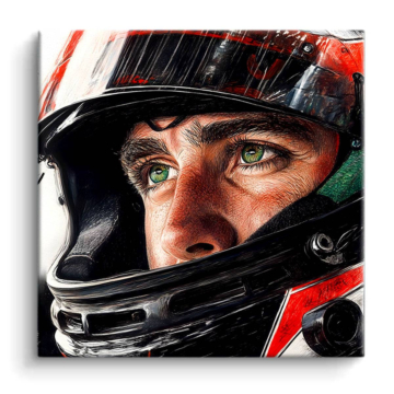 Formula Driver Portrait PVC Matt Art