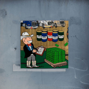Fuel Economy inspirado en Monopoly - póster