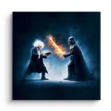 Harry Potter Inspired Wizard Duel Canvas Art