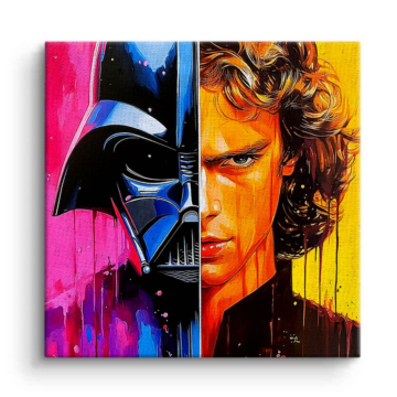 Darth Vader Inspired Anakin Portrait Canvas Art