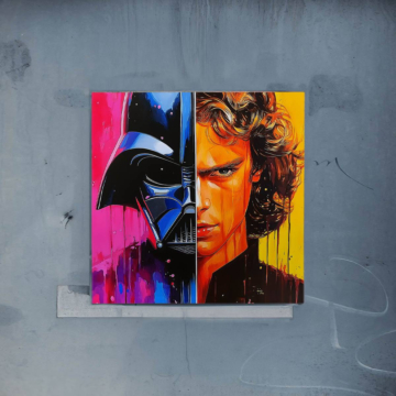 Darth Vader Inspired Anakin Portrait Poster Art