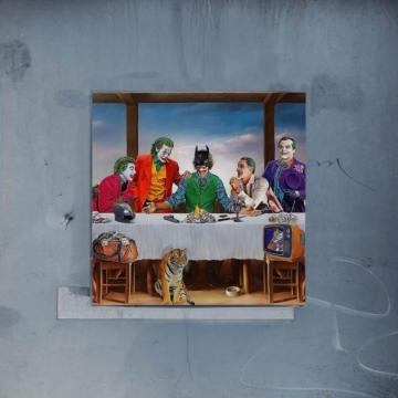 Última Cena inspirada en Joker - póster