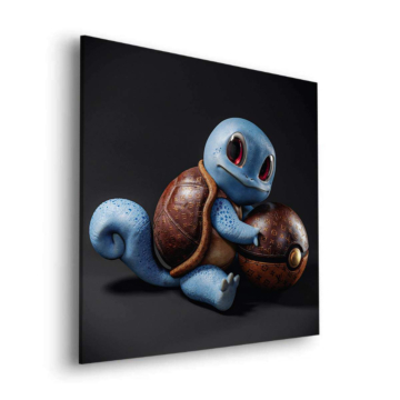 Cute bolide inspiré de Squirtle - tableau Dibond mat