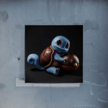 Cute bolide inspiré de Squirtle - poster