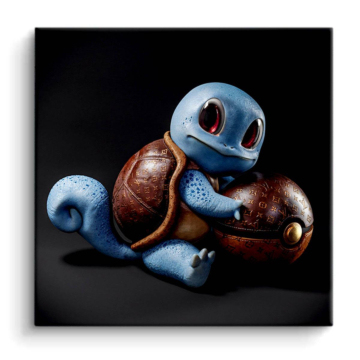 Cute bolide inspiré de Squirtle - tableau PVC mat