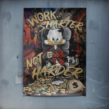 Geldposter inspiriert von Scrooge McDuck - Poster