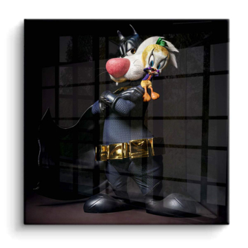 Supervillain inspirowany Myszką Mickey - obraz na PVC z połyskiem