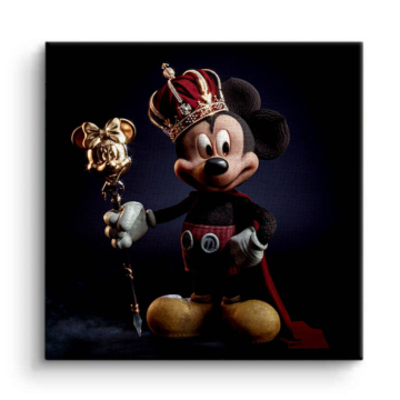 Mickey Mouse Inspired Royal King Canvas Art