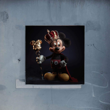 Real rey inspirado en Mickey Mouse - póster