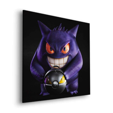 Countdown inspiré de Gengar - tableau Dibond mat