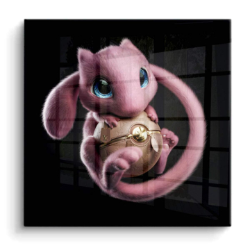 Baby-Drache inspiriert von Mew - PVC-Bild glänzend