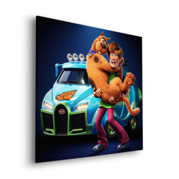 Shaggy duo inspiré de Scooby-Doo - tableau Dibond mat