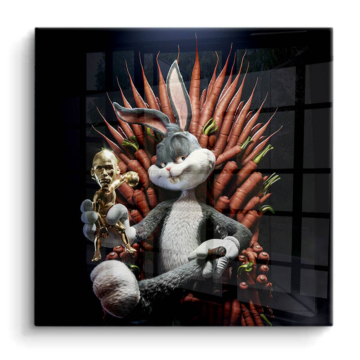 Bugs Bunny Inspired Iron Throne PVC Gloss Art