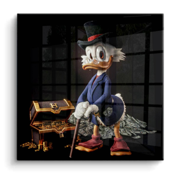 Riches inspiré de Scrooge McDuck - tableau PVC brillant