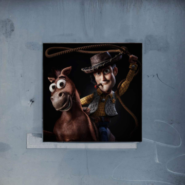 Toy Story Inspired Western Outlaw Poster Art
