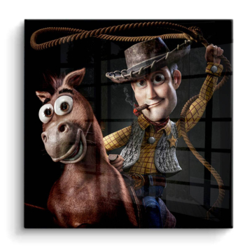 Forajido western inspirado en Toy Story - cuadro PVC brillante