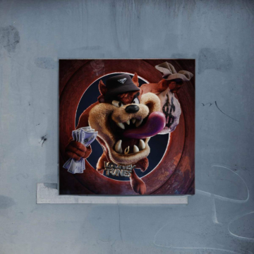 Atraco Looney inspirado en Taz - póster