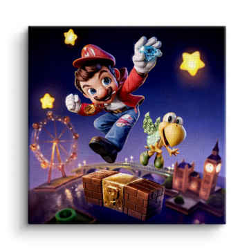 Super Mario Inspired Odyssey Treasure Canvas Art