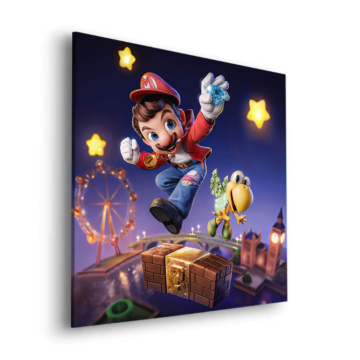 Super Mario Inspired Odyssey Treasure Dibond Matt Art