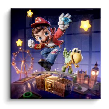Super Mario Inspired Odyssey Treasure PVC Gloss Art