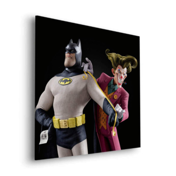 Showdown inspiré de Batman et Joker - tableau Dibond mat