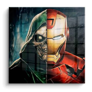 Iron Man Inspired Hero Villain PVC Gloss Art