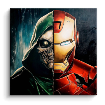 Iron Man Inspired Hero Villain PVC Matt Art