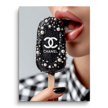 Eis Creme inspiriert von Chanel - PVC-Bild matt