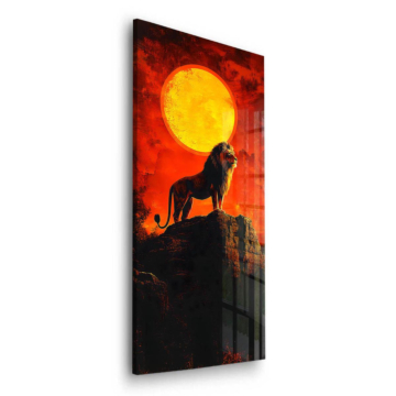 Sonnenuntergang inspiriert von Lion King - Acrylglasbild