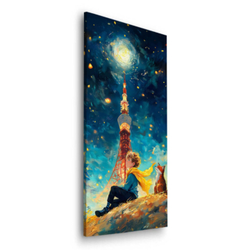 Starry Radio Tower - cuadro Dibond mate