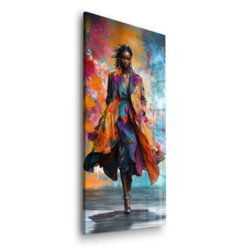 Colorful Fashion Runway Acrylic Glass Art