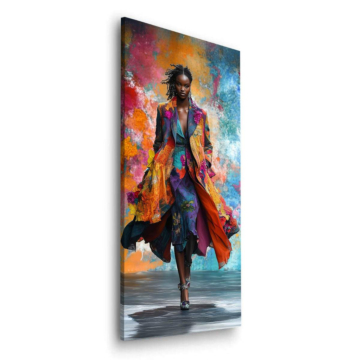 Colorful Fashion Runway Dibond Matt Art