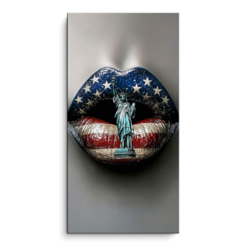 Liberty Flag Lips PVC Matt Art