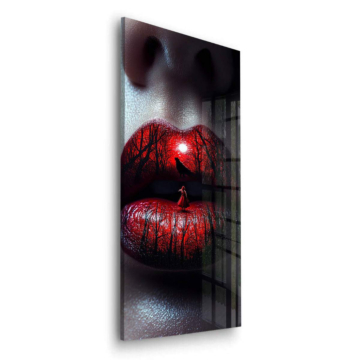 Mystische Waldlippen - Acrylglasbild