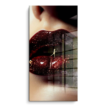 Starry Glitter Lips PVC Gloss Art