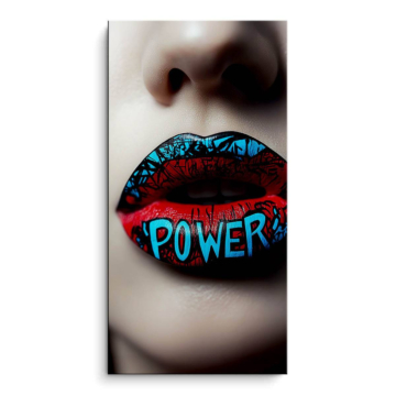 Power Graffiti Lips PVC Matt Art