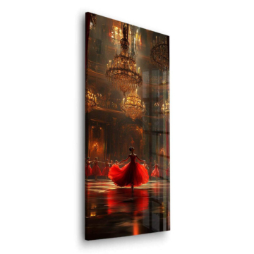 Golden Theater Ballet Acrylic Glass Art