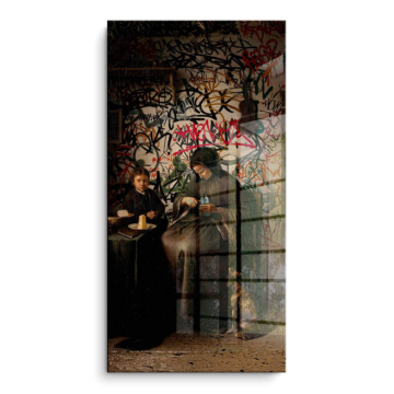 Klassisch Tavern Scen - PVC-Bild glänzend