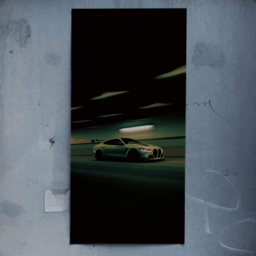 Bmw nuit bolide - poster