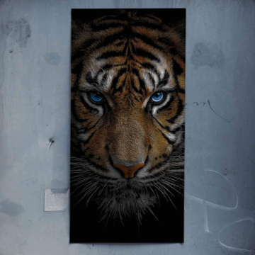 Tigre azul ojos - póster