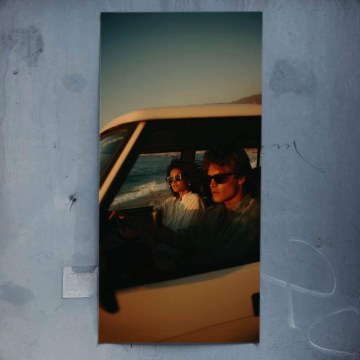 Ruta vintage playa - póster