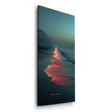 Schwarzes Meer bei Sonnenuntergang - Dibond-Bild matt
