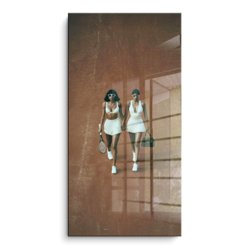 Twin Tennis Girls PVC Gloss Art