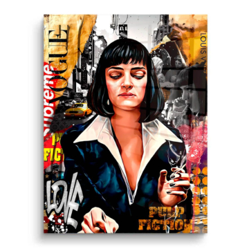Pulp Fiction Inspired Mia Wallace PVC Gloss Art