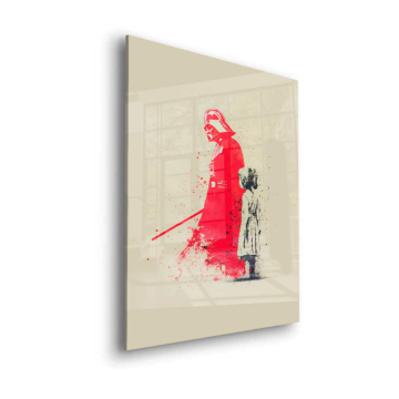 Darth Vader Inspired Innocence Acrylic Glass Art
