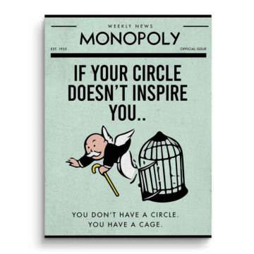 Monopoly Inspired Inspiration Poster Canvas Art